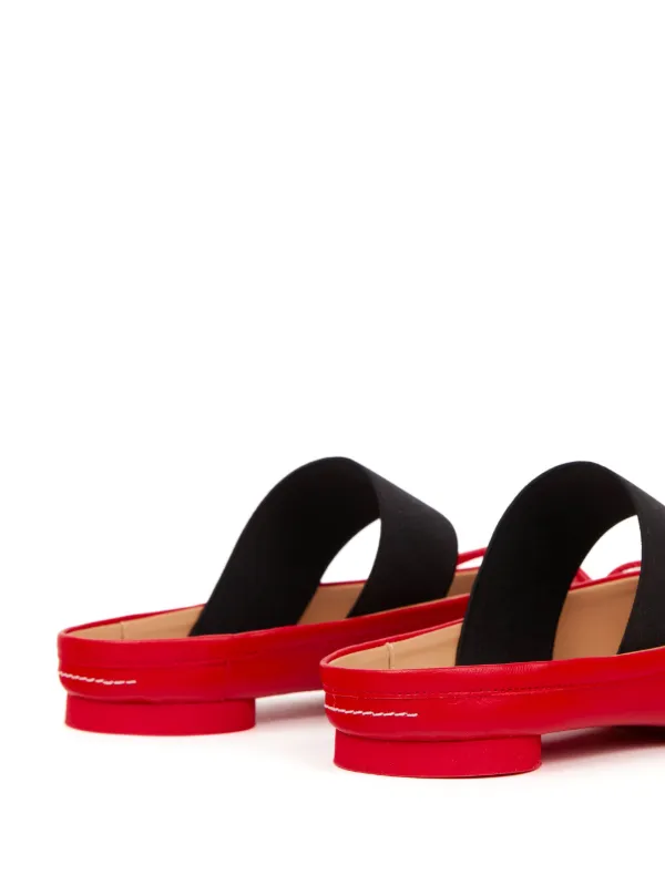 【関税＆送料込み】Mm6 Maison Margiela Dancer \"Numeric Anat MM6 Maison Margiela Anatomic Numeric Ballerinas (Bleached