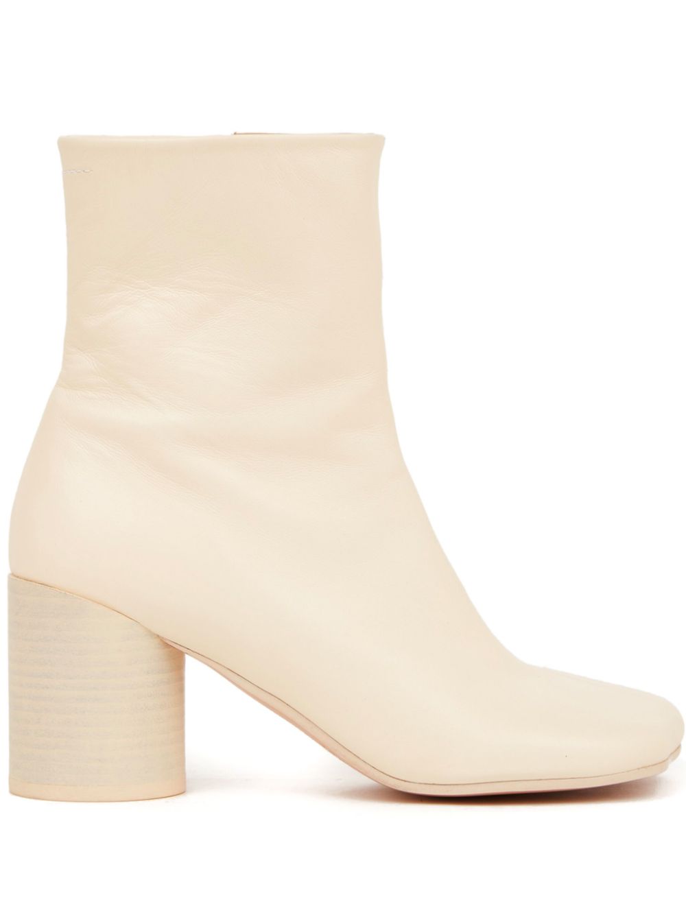 MM6 Maison Margiela Anatomic 70mm leather ankle boots Neutrals