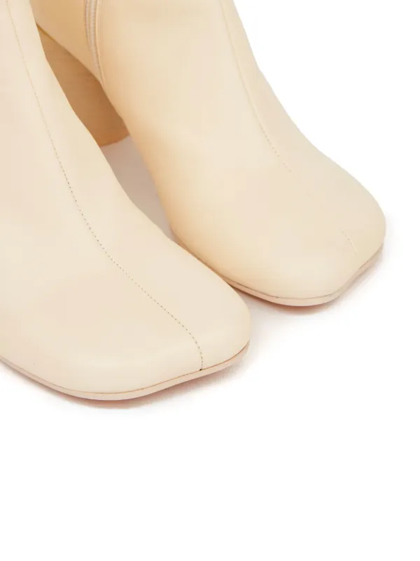MM6 Maison Margiela Anatomic 70mm レザー アンクルブーツ