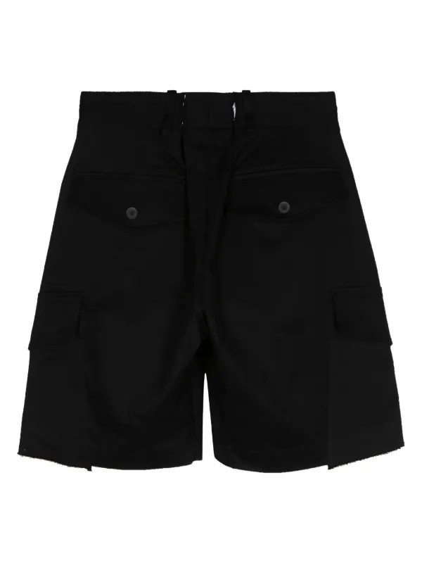 ★送料・関税込★Bellialeu★Logo cotton shorts★ JORDANLUCA JP Cotton Cargo Shorts | Black | FARFETCH JO