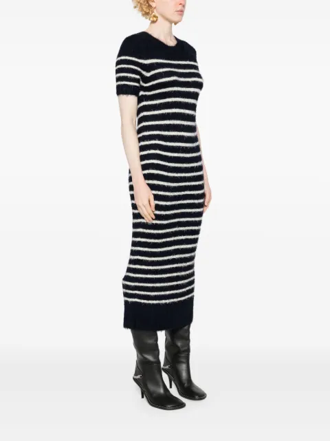 KHAITE stripe-pattern knitted tube dress 9555309K309306 - 2