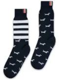 Thom Browne mid-calf socks - Blue