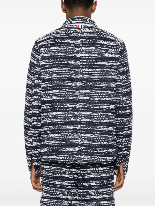 Thom Browne ポインテッドカラー ジャケット | ブルー | FARFETCH JP
