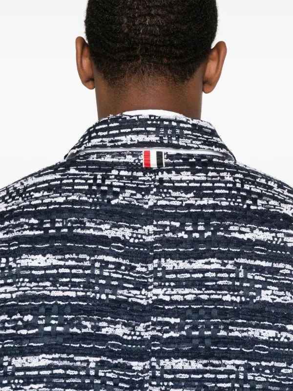 Thom Browne ポインテッドカラー ジャケット | ブルー | FARFETCH JP