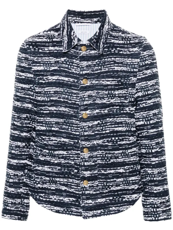 Thom Browne ポインテッドカラー ジャケット | ブルー | FARFETCH JP