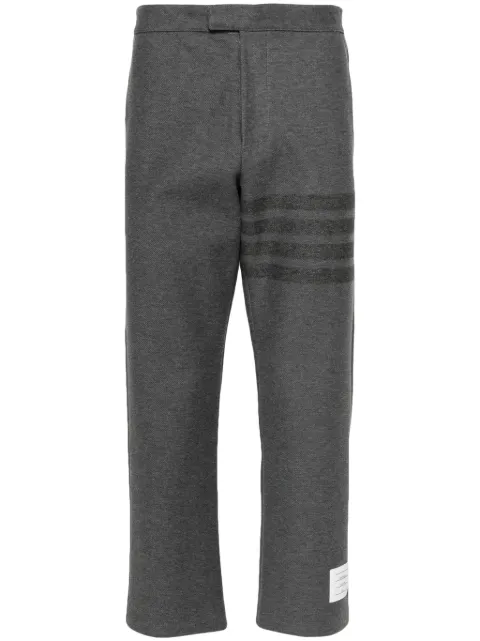 Thom Browne mid-rise twill tapered trousers
