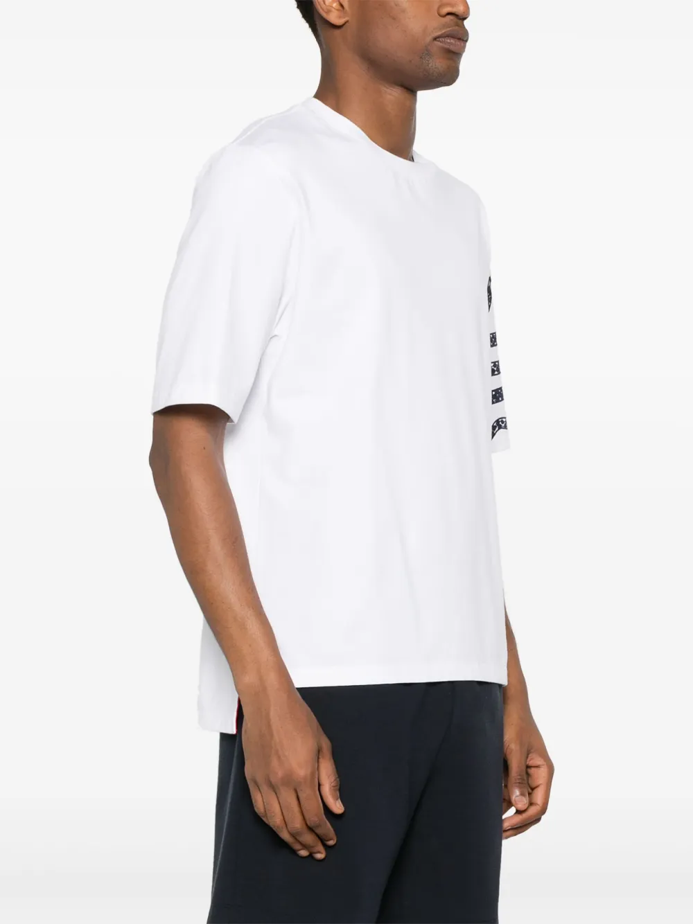 Thom Browne T-shirt met geborduurde slang Wit