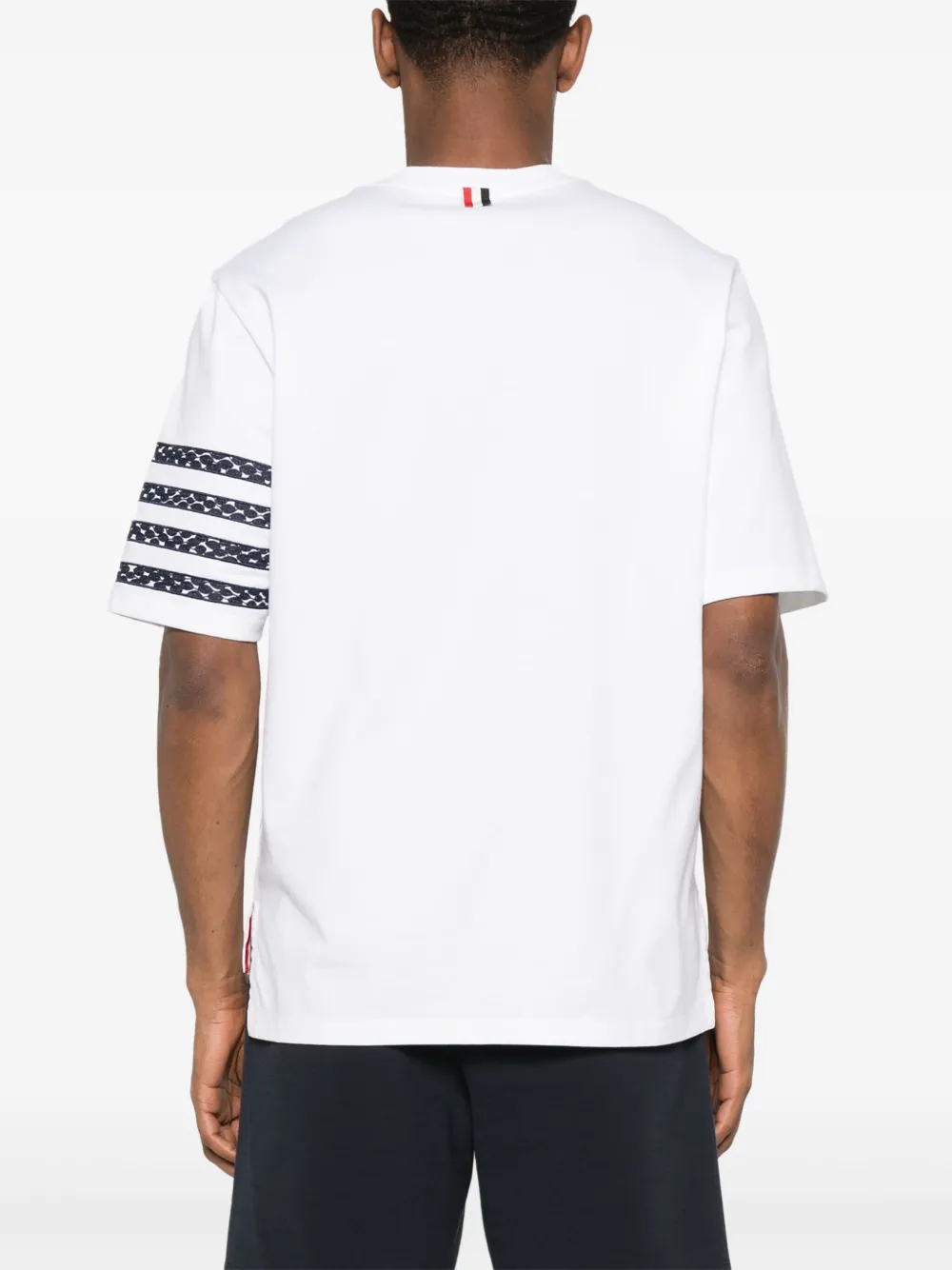 Thom Browne T-shirt met geborduurde slang Wit
