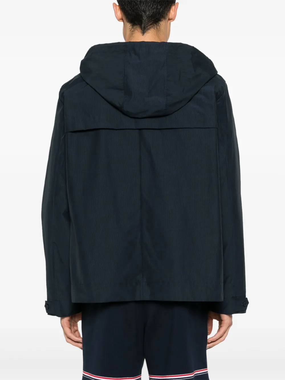 Thom Browne Jack met capuchon Blauw