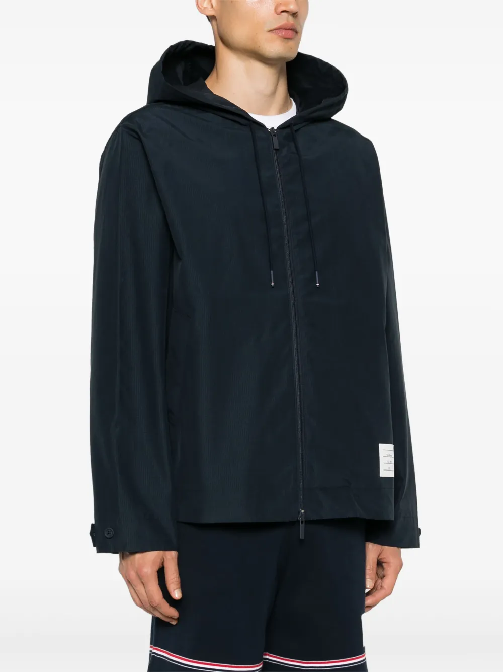 Thom Browne Jack met capuchon Blauw