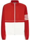 Thom Browne 4-Bar ripstop windbreaker - White