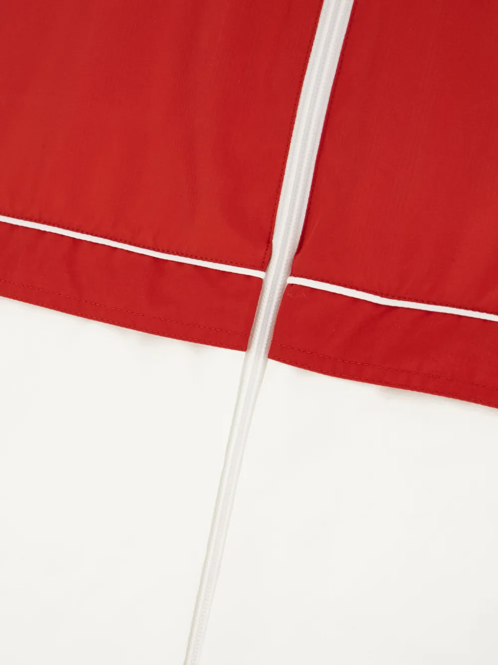Thom Browne Windjack met vier strepen Wit