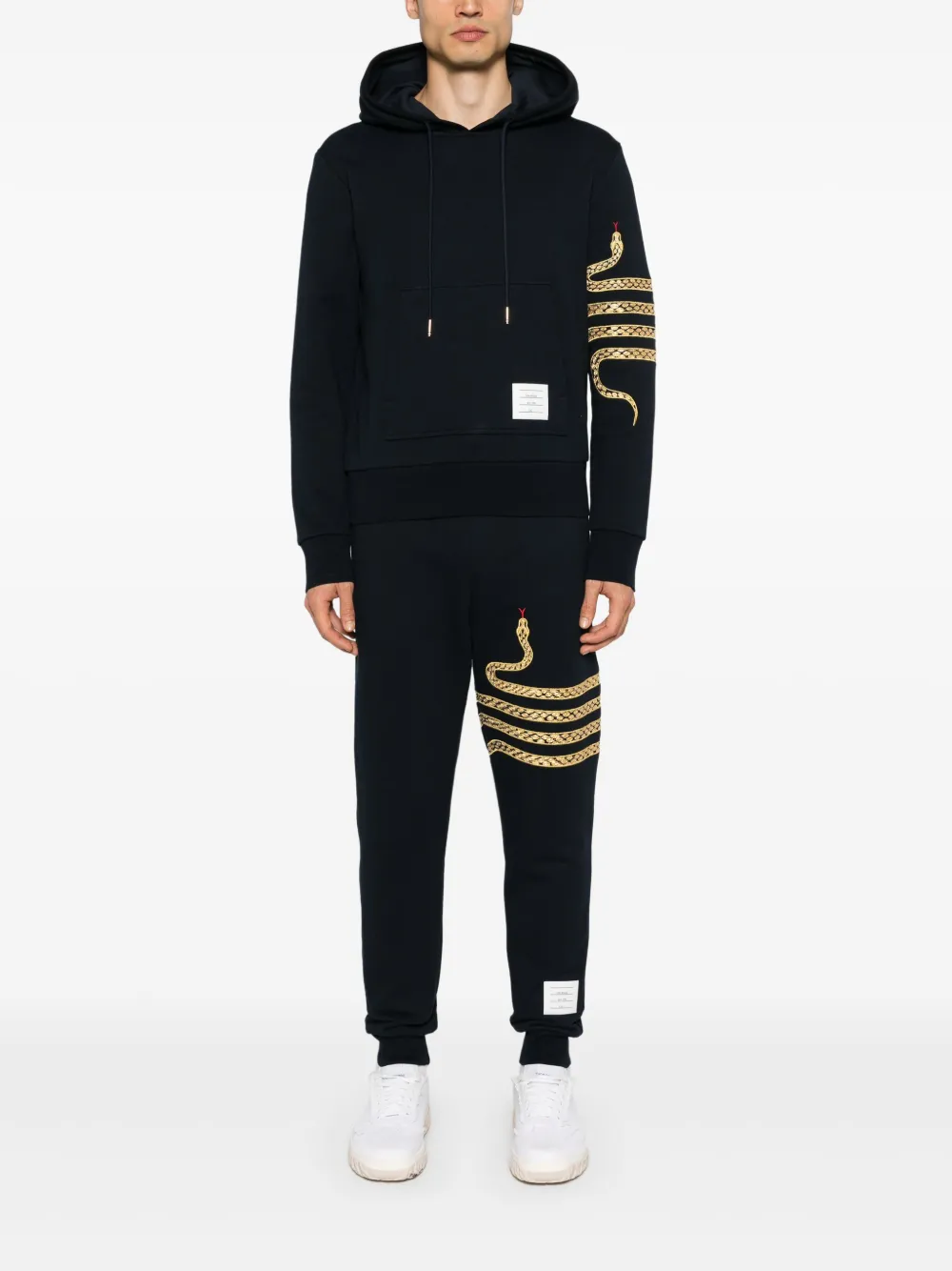 Thom Browne snake 4-Bar roll-neck hoodie | Hoodies | Image 2