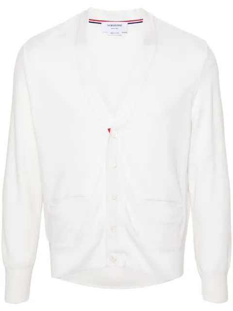 Thom Browne 4-Bar silk cardigan