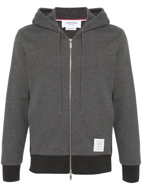Thom Browne 4-Bar zip-up hoodie