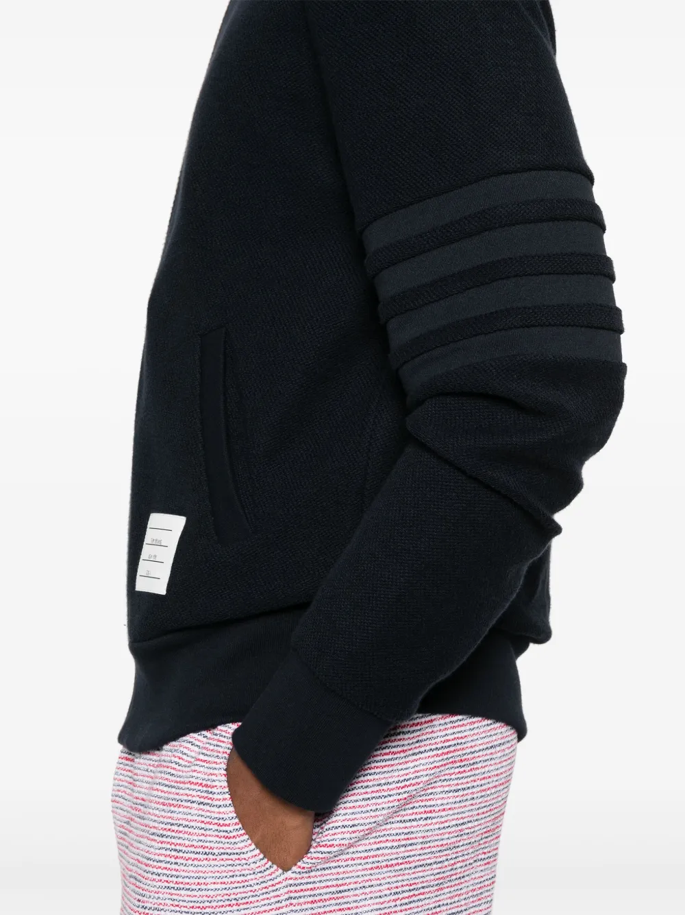 Thom Browne Jack met vier strepen Blauw