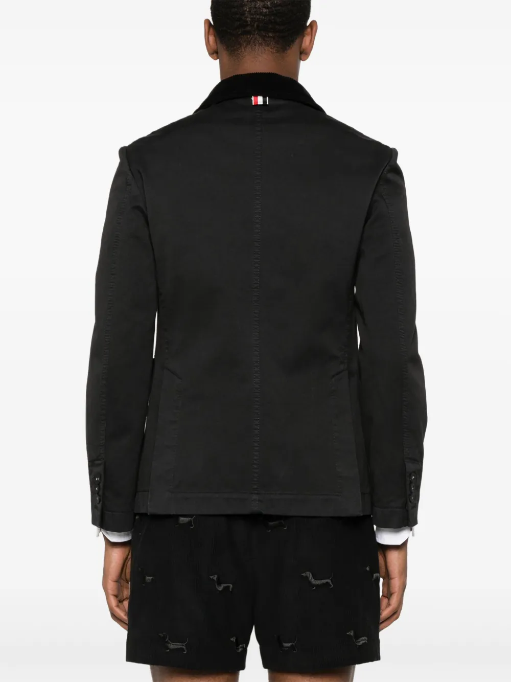 Thom Browne Katoenen jack Zwart