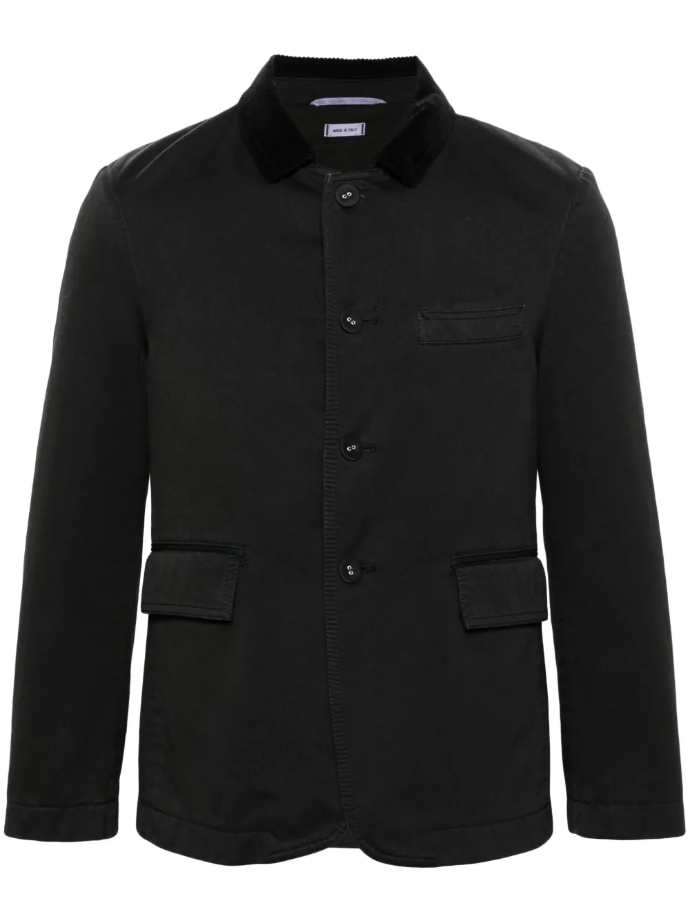 Thom Browne unconstructed cotton jacket | Black | Image 1