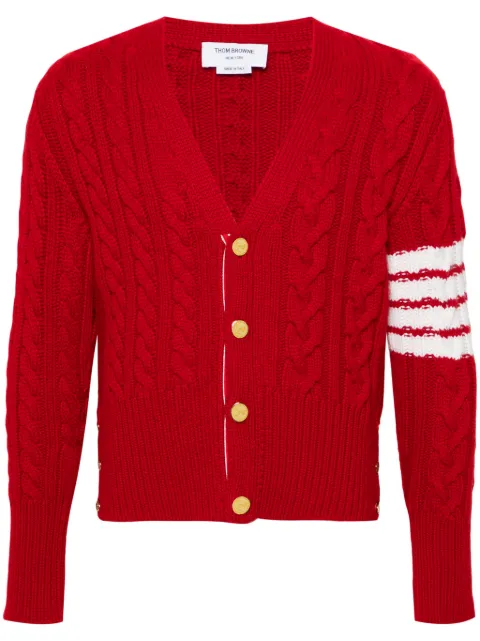 Thom Browne cable-knit cashmere cardigan