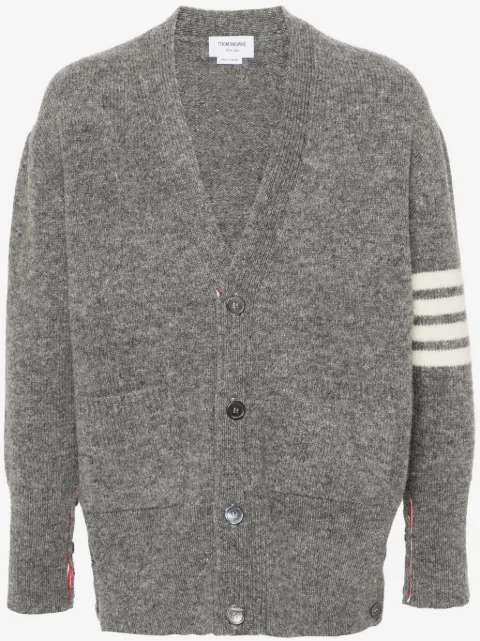 Thom Browne 4-Bar mélange wool cardigan