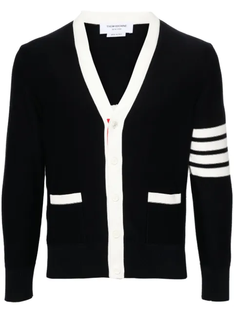 Thom Browne V-neck cotton cardigan