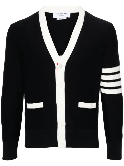 Cardigan en coton à col v - Thom Browne - Modalova