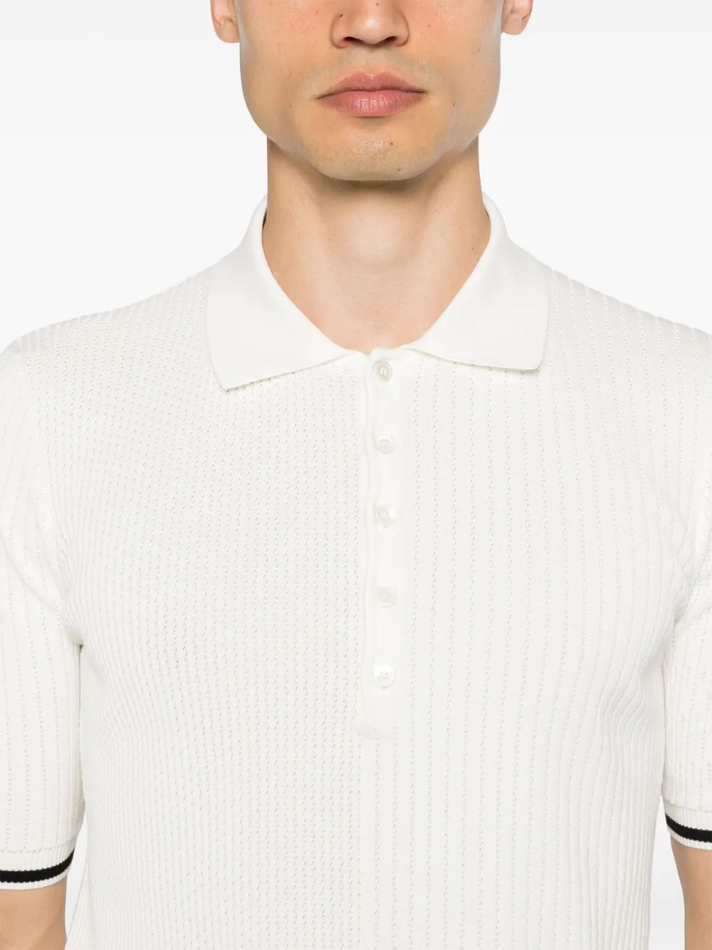 Thom Browne Gestreepte trui Beige