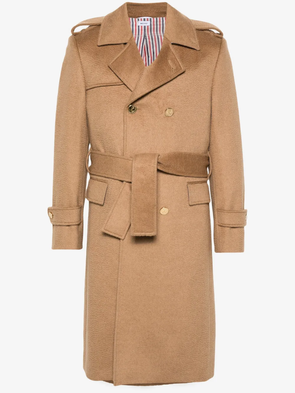 Thom Browne double-breasted coat | Brown | Image 1