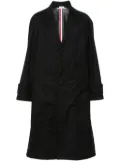 Thom Browne single-breasted wool coat - Black