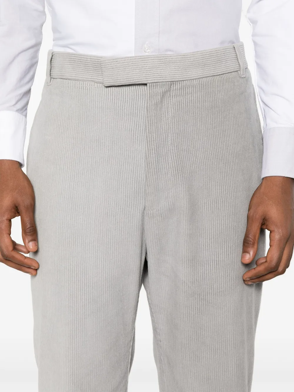 Thom Browne Straight broek Grijs