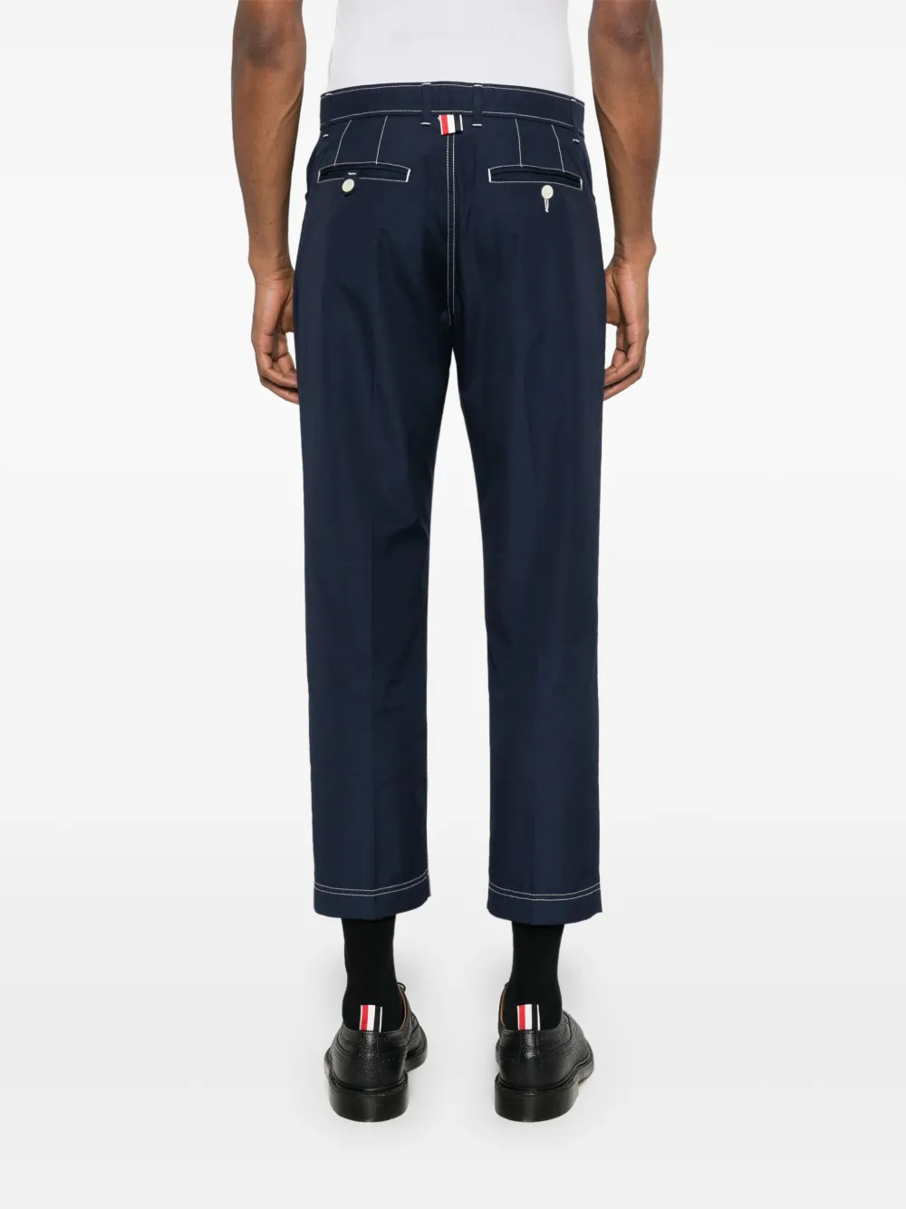 Thom Browne Chino met toelopende pijpen Blauw