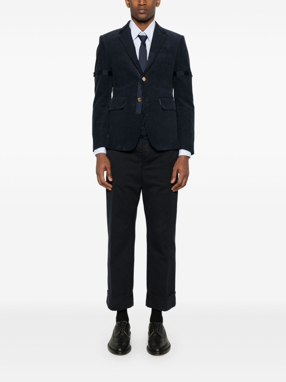 Thom Browne Gestreept overhemd - Blauw