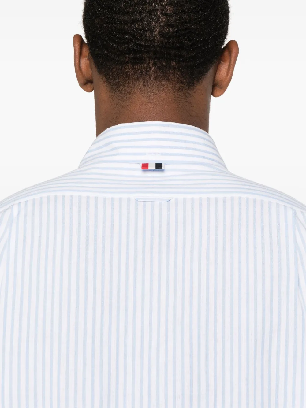 Thom Browne Gestreept overhemd Blauw