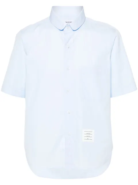 Thom Browne camisa de popelina manga corta