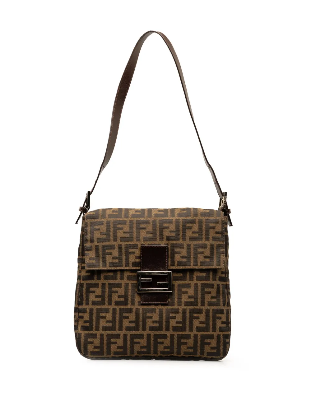 Fendi Pre-Owned 20th Century Zucca Canvas Mamma Forever shoulder bag | Brown | Image 1