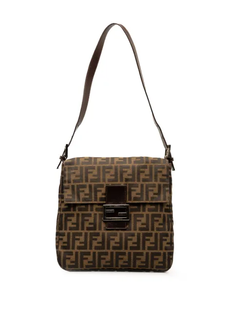 Fendi Pre-Owned 20th Century Zucca Canvas Mamma Forever shoulder bag