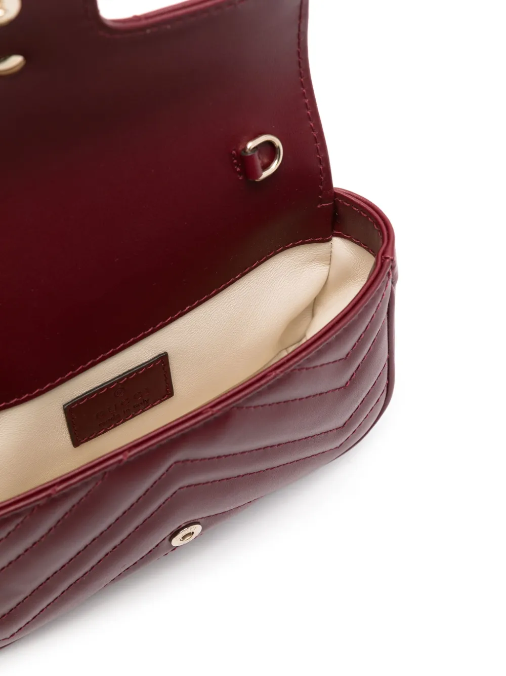 Gucci GG Marmont kleine crossbodytas Rood