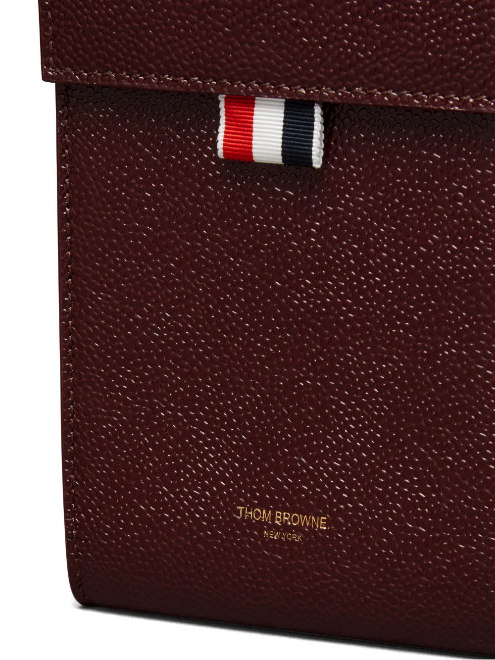 Thom Browne Leren schoudertas Rood
