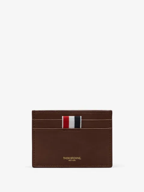 Thom Browne soft calf single card holder
