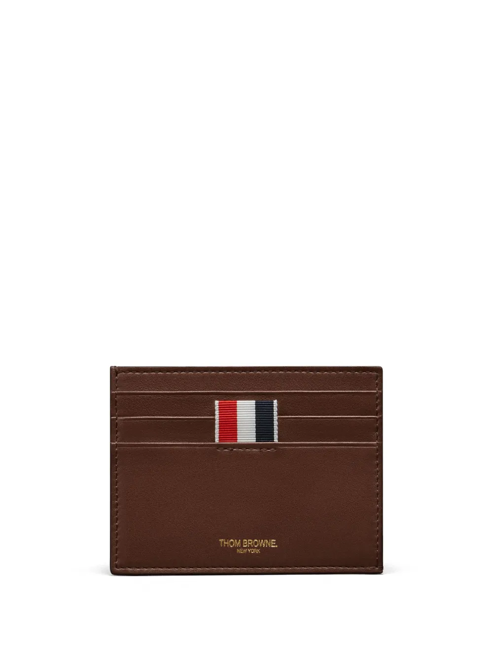Thom Browne Double カードケース - ブラウン Thom Browne Double カードケース - ブラウン