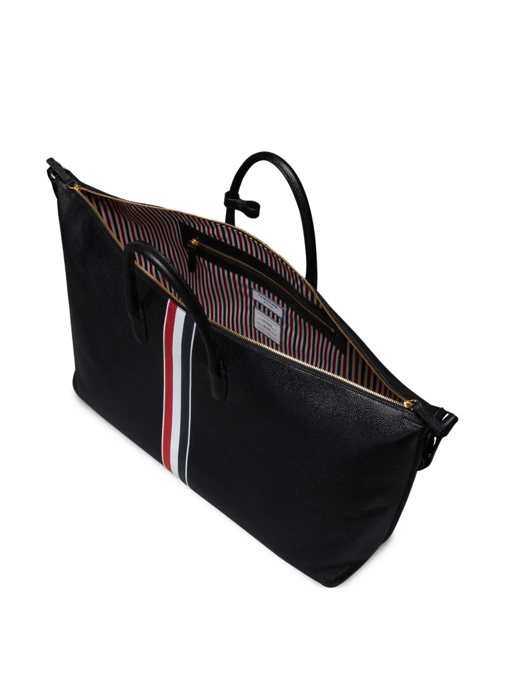 Thom Browne Tas met streepdetail Zwart