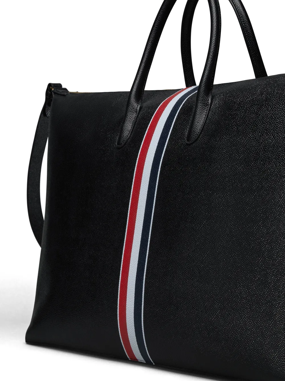Thom Browne Tas met streepdetail Zwart