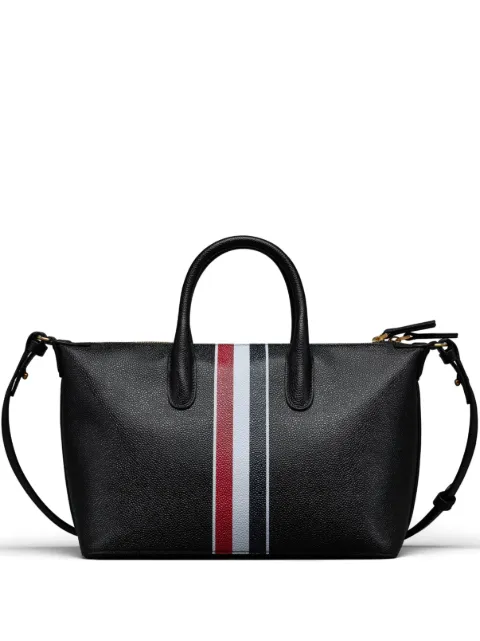 Thom Browne شنطة دافل جلد صغيرة
