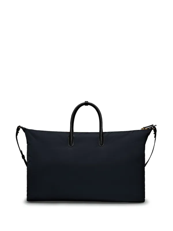 【THOM BROWNE】ロゴ パッチ マンツーマン/追跡可能 Thom Browne ロゴパッチ バッグ | ブラック | FARFETCH JP