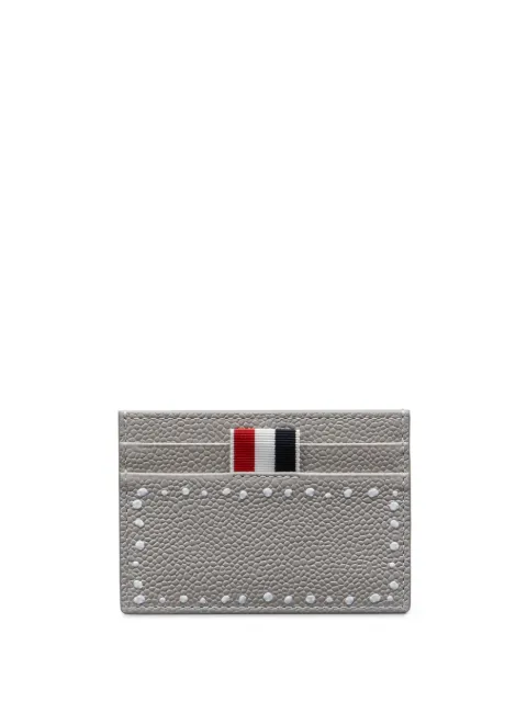 Thom Browne 3D-detailing leather card holder 