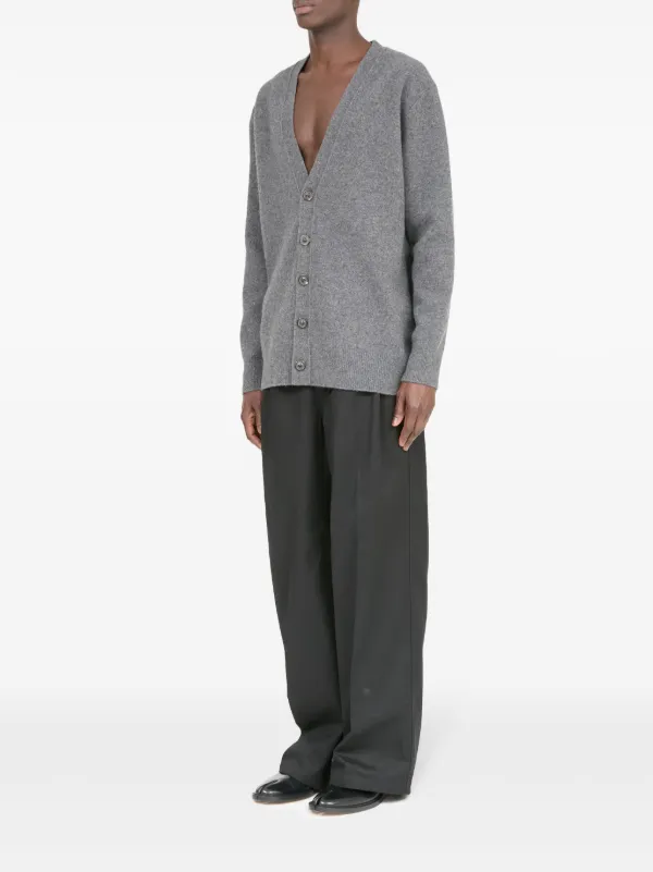 Maison Margiela Vネック カーディガン | グレー | FARFETCH JP