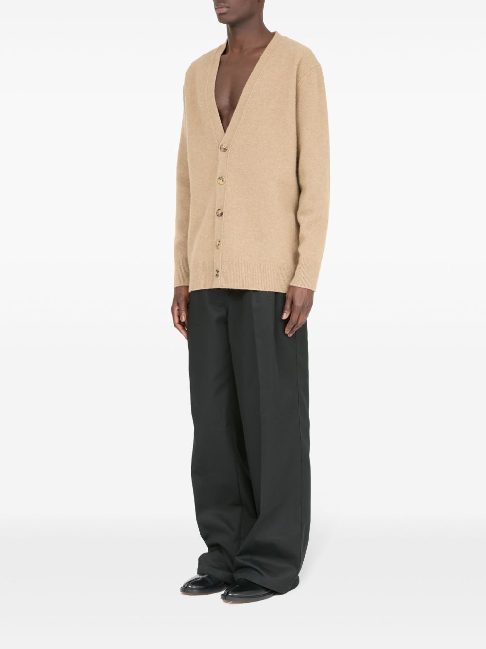 Maison Margiela V-neck wool cardigan Men