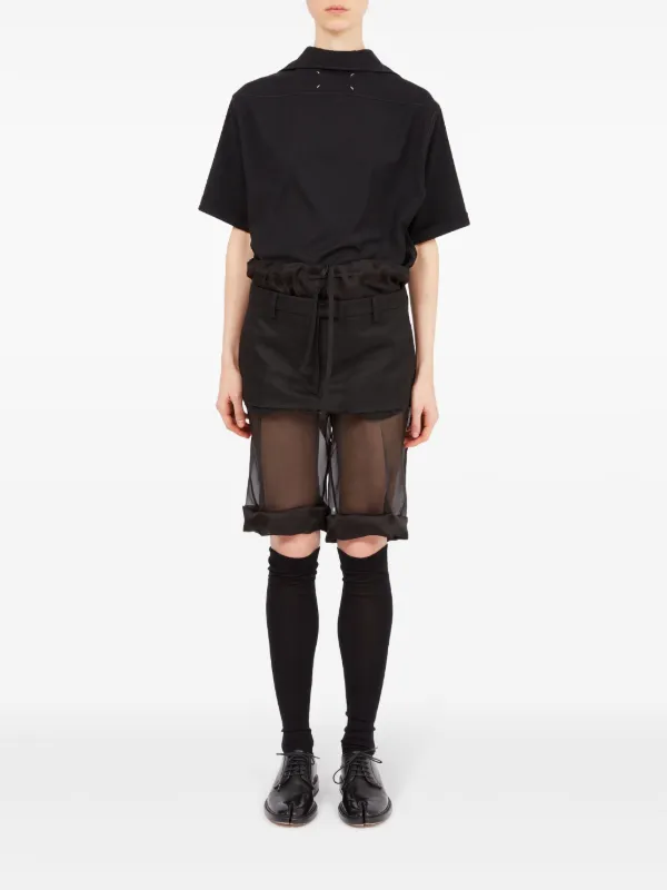 【メゾン マルジェラ】 Skirts - Straight Skirts スカート Maison Margiela high-rise Midi Skirt | Neutrals | FARFETCH