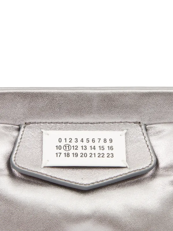 MAISON MARGIELA Red Carpet Glam Slam クラッチバッグ Red Carpet Glam Slam leather clutch in black - Maison