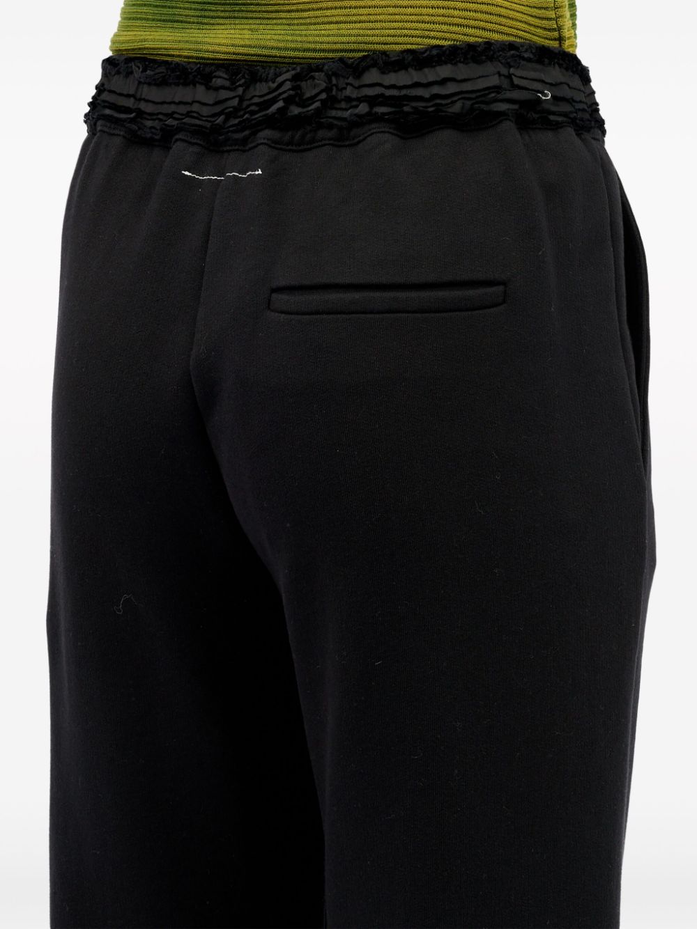 MM6 Maison Margiela ruffled-waist flared trousers Women